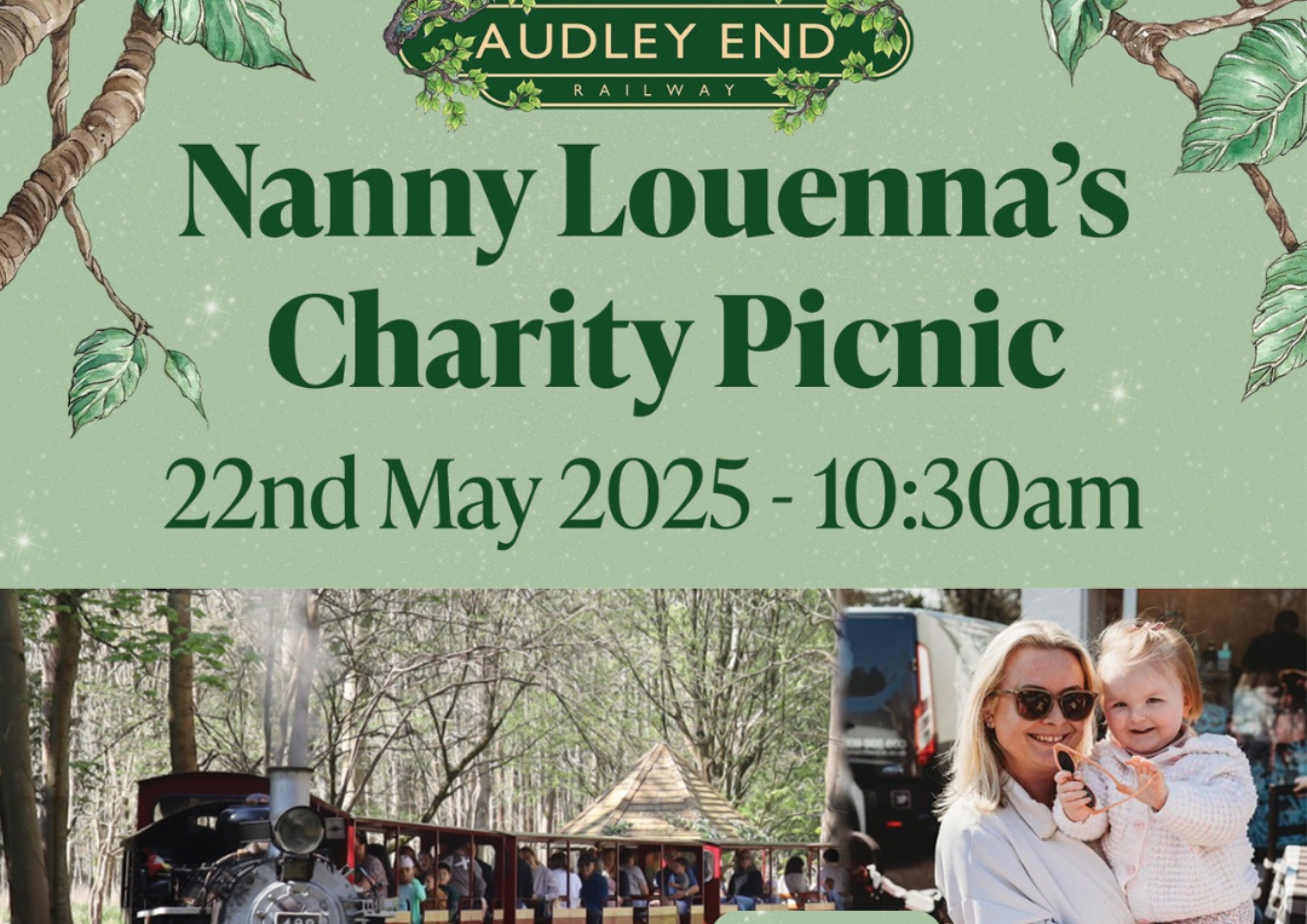 Picnic, Trains & Parenting Chat – A Morning Out with Nanny Louenna at Audley End